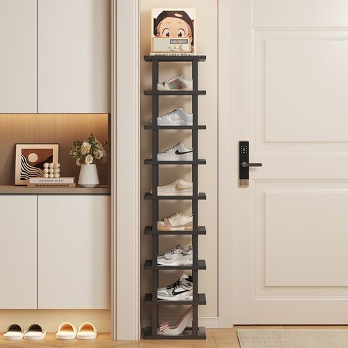 【省空间鞋架】门口窄缝置物架