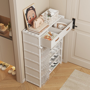 简易鞋架子多层家用门口外走廊楼道防尘鞋柜宿舍出租房收纳置物架