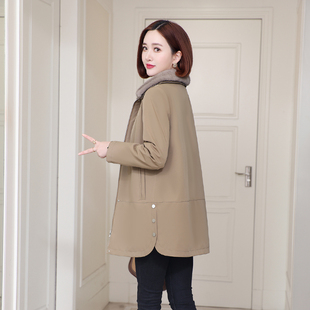 水貂皮内胆可拆卸海宁皮草尼克服外套短款 派克服女2025冬季 新款