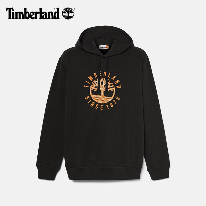 Timberland添柏岚男装户外保暖加绒舒适休闲连帽套头卫衣A696K