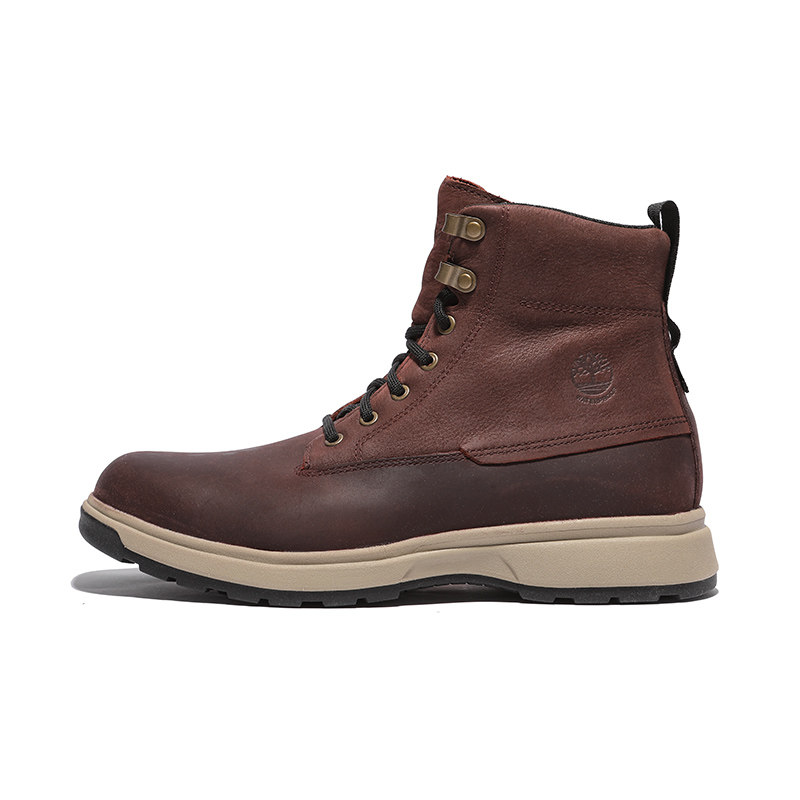 Timberland添柏岚男鞋户外头层牛皮缓震防滑中帮登山徒步鞋A5XUD