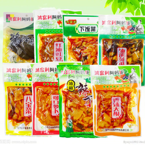 鸿富利阿玛妮油椒辣丁阿玛尼咸菜香辣大根下饭菜可口萝卜酱油椒