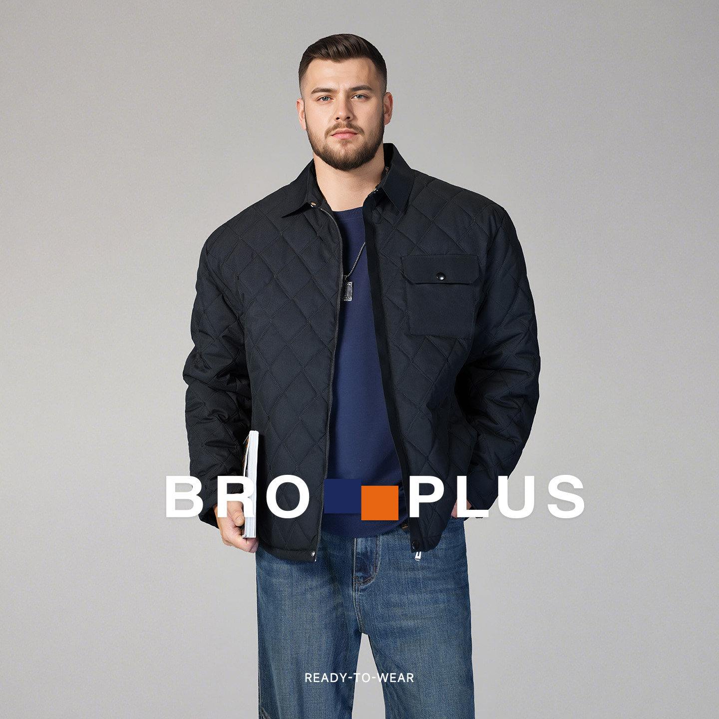 胖哥哥棉服男大码加肥加大2025新款秋冬装防寒服肥佬宽松棉衣夹克
