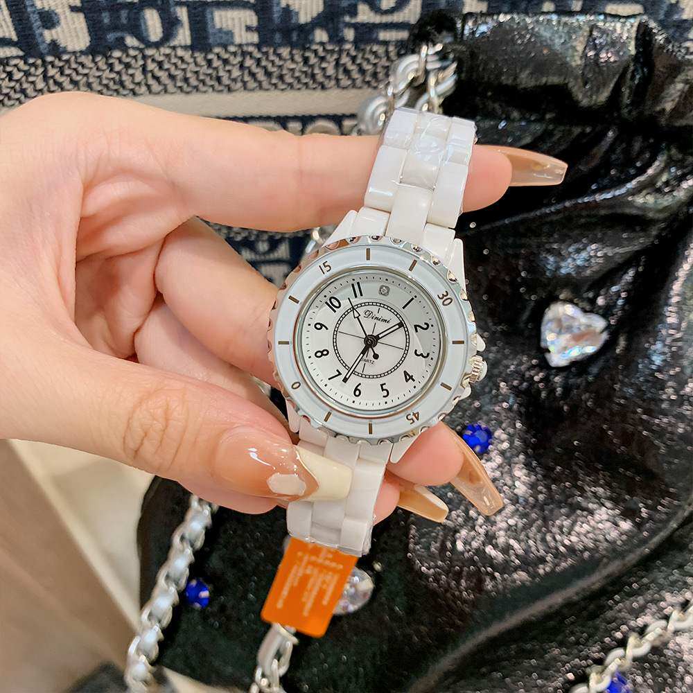 女士腕表三针气质休闲数字表盘