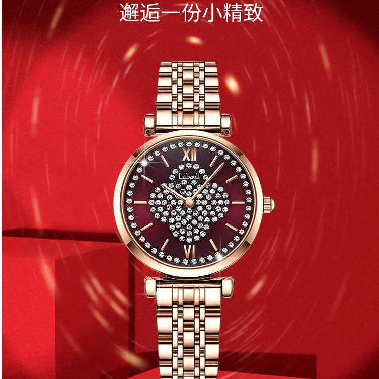 钢带女士潮流韩版轻奢简约手表