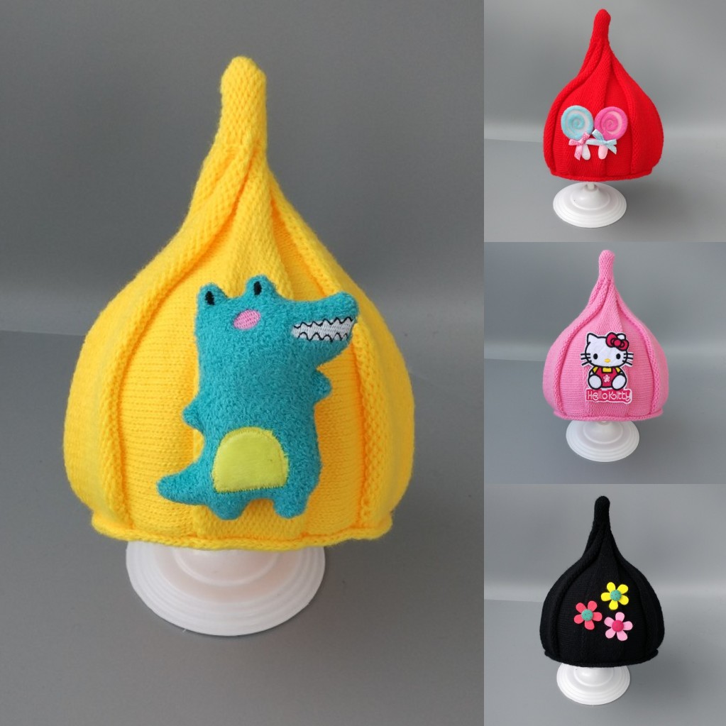 宝宝帽子秋冬天3-6-12个月婴幼儿套头1234岁男女儿童毛线帽婴儿帽