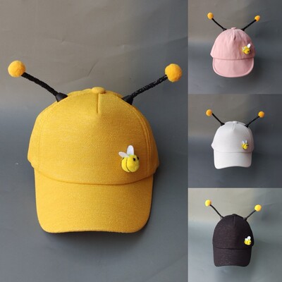 春秋女童韩版小孩遮阳鸭舌帽子