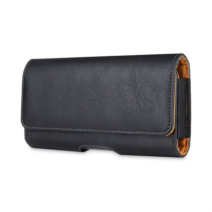 OPPON3壳腰包适用vivoXfold3横款fold2穿皮带挂腰皮袋findN3真皮全包皮夹Xfold3Pro磁吸翻盖保护套男老人