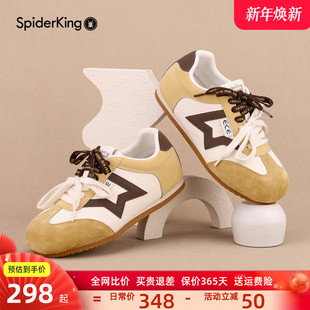 休闲德训鞋 蜘蛛王女鞋 真皮软底舒适百搭防滑耐磨工装 新款 2025秋季