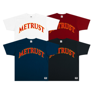 TEE恤 街头街舞嘻哈学生潮流小领口短袖 蜜丘琳新款 METRUST国潮短袖