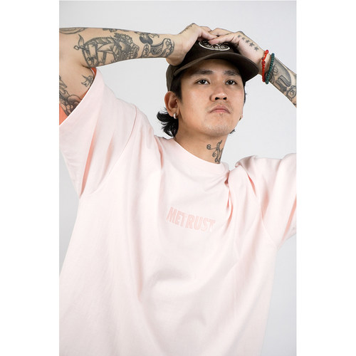 蜜丘琳metrust国潮滑板说唱短袖