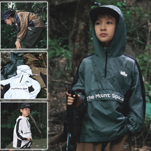 儿童软壳冲锋衣2026新款 防风上衣 男童户外速干连帽外套中大童春装