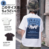 上衣2025夏装 新款 儿童纯棉半袖 山系户外童装 日系潮牌男童短袖 T恤