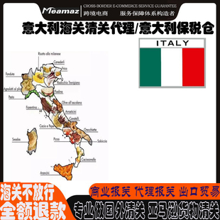意大利海关清关代理 保税仓服务 退运捞包UPS商业货物报关公司DHL