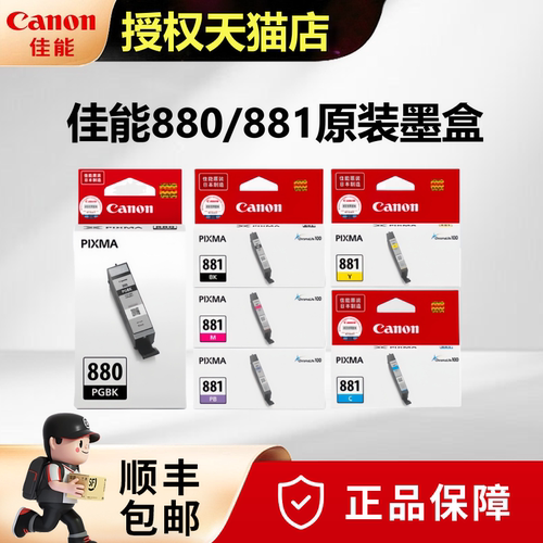 原装佳能pgi-880pgbk墨盒打印机