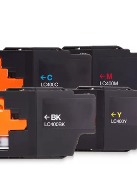 YW墨盒适用原装兄弟LC545XL彩色墨盒LC549XL-BK黑色 红色 黄色 青色DCP-J100 J105 MFC-J200打印机墨盒