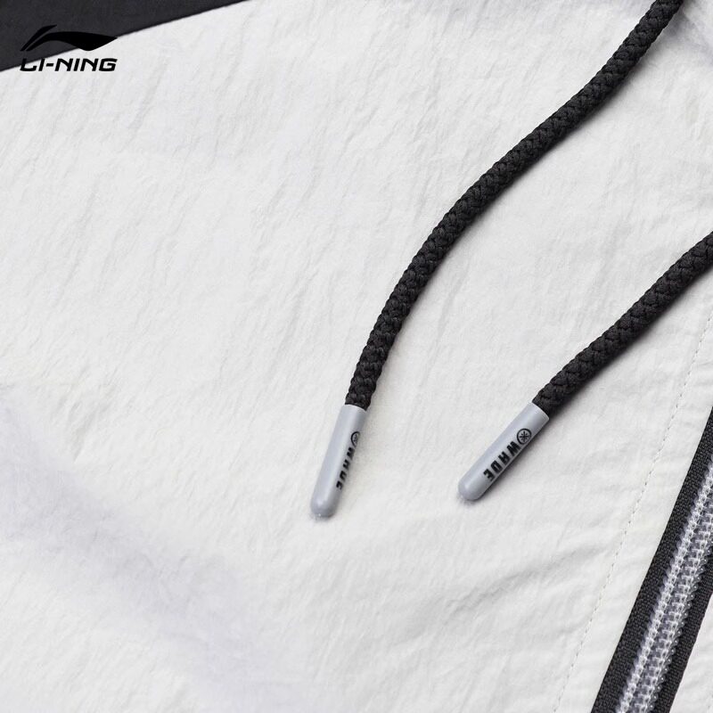 LI NING 스포츠 윈드 브레이커 남성 23 가을 겨울 새로운 웨이드 느슨한 얇은 캐주얼 후드 스포츠웨어 AFDR033