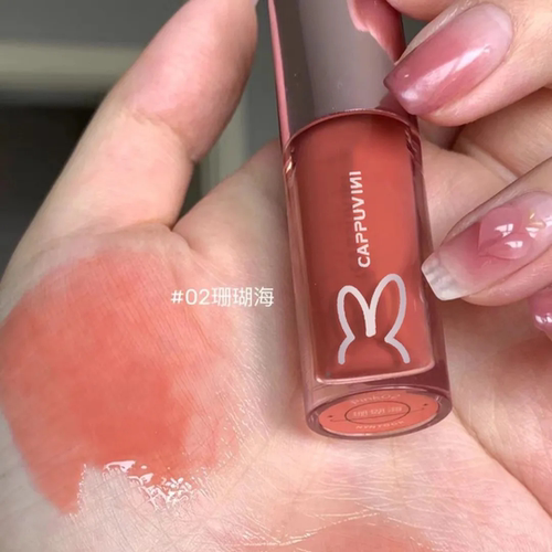 Cappuvini卡泡维妮 粉色星球唇蜜唇釉口红 2#珊瑚海 2.5g