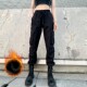 高腰显瘦束脚秋冬小个子休闲运动裤 美式 女2025新款 裤 子潮 加绒工装