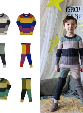 现货▲英国mabli 25秋冬 儿童羊毛保暖柔软打底上衣长裤