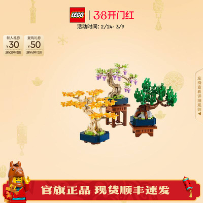 乐高10373迷你乐高盆景积木