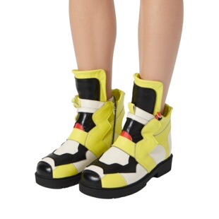 二次元漫展表演鞋cosplay鞋靴彩虹社伊波雷cos鞋定做高跟大码增高