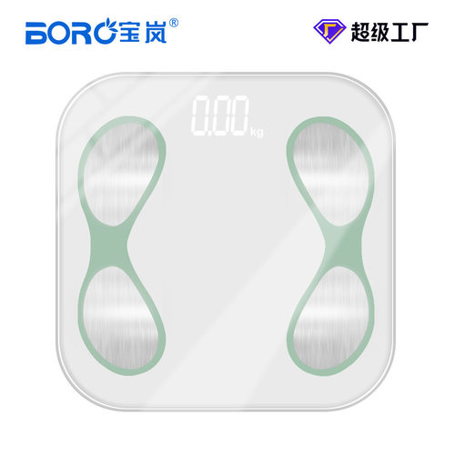 BL-8046B电子智能体脂秤成人体重秤健康人体称超白大圆角称重跨境