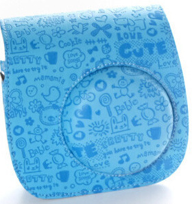 直供 拍立得mini8小魔女卡通包户外摄影保护套 外贸畅销品