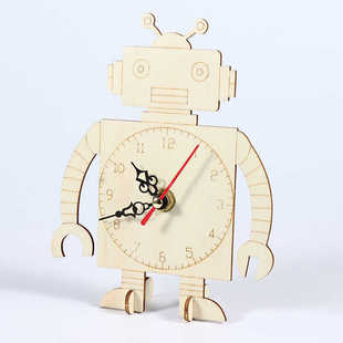 钟表diy材料包小学生钟面手工制作时钟创意自制二年级教具幼儿园