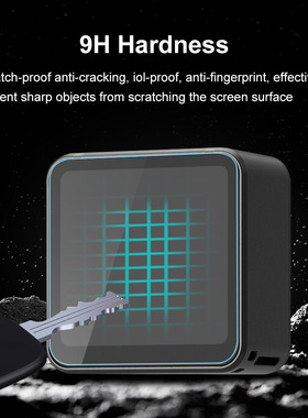 PULUZ胖牛适用于DJIAction2钢化膜套装屏幕膜防爆膜套装