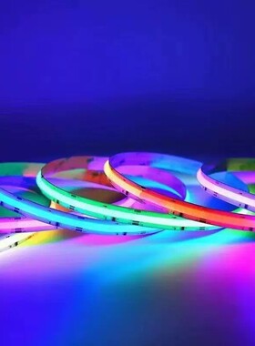 跨境cob幻彩灯带酒吧KTV电竞酒店跑马流水led灯条全彩rgb灯带led