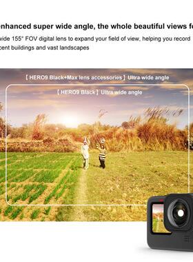 PULUZ胖牛适用GoproHero13/12/11Max镜头选配组件超广角FOV镜头