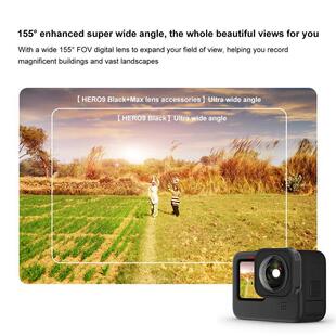 PULUZ胖牛适用GoproHero13 11Max镜头选配组件超广角FOV镜头