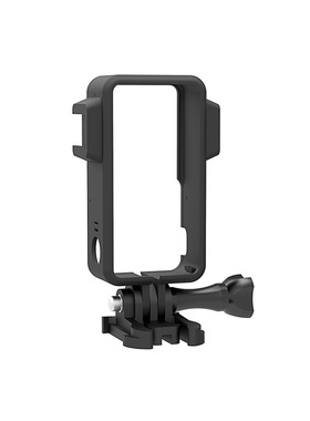 PULUZ胖牛ABS防摔保护边框带2个热靴口适用于大疆DJIAction2