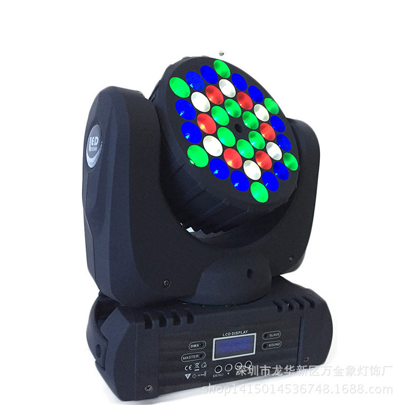 led舞台灯36珠摇头帕灯激光灯LED灯泡镭射灯水晶魔球包房光束灯