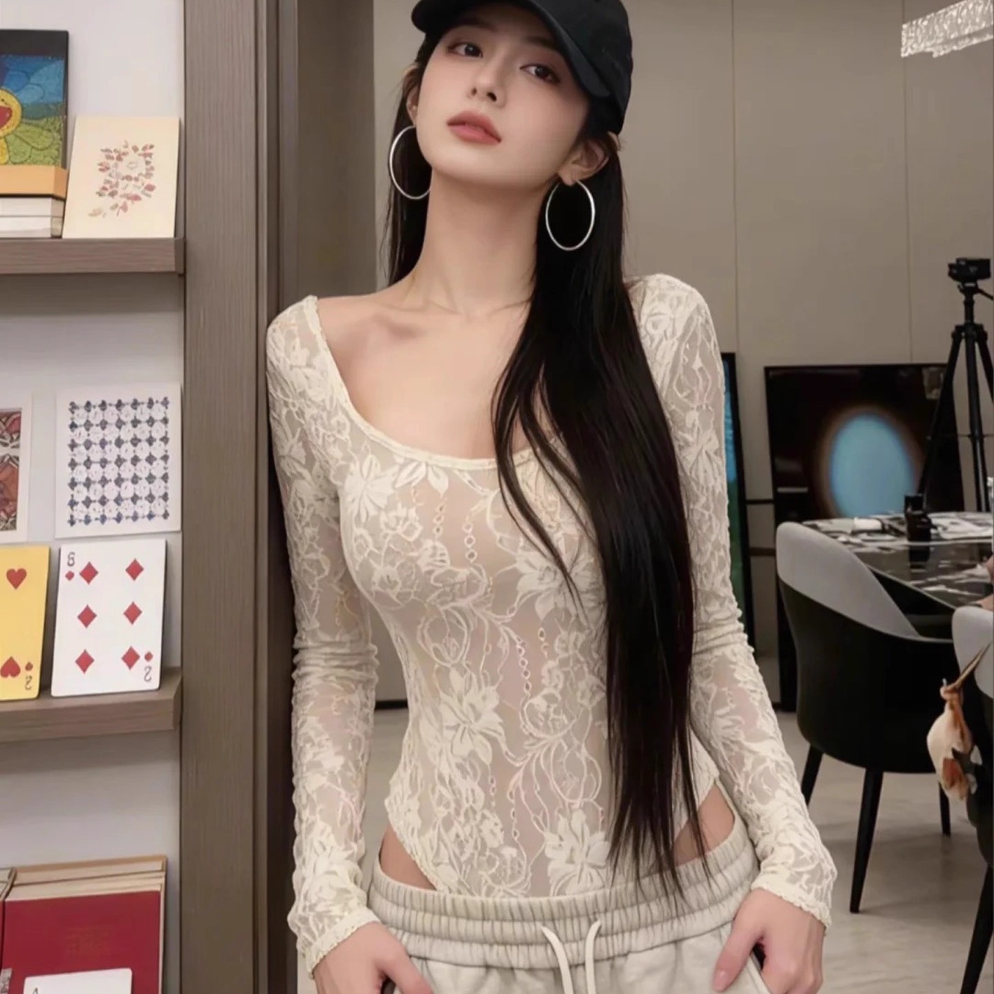 气质修身小众打底内搭连体衣上衣