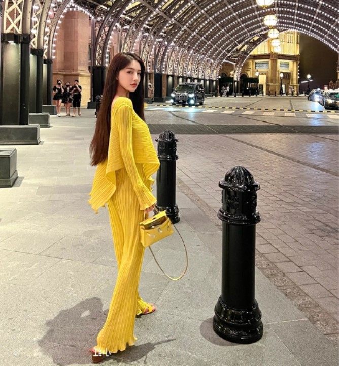 混纺2022夏季显瘦两件套度假必收