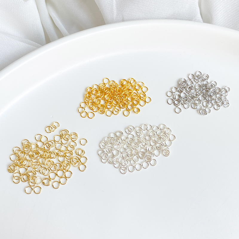 14K包金保色钛钢细小开口圈单圈