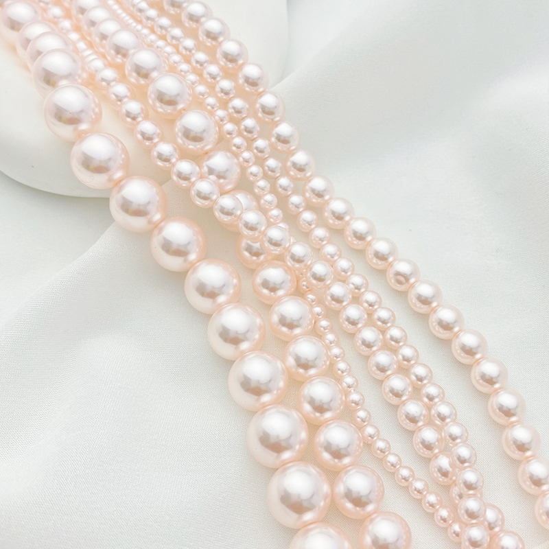 仿施家珍珠通孔珠子294玻璃散珠