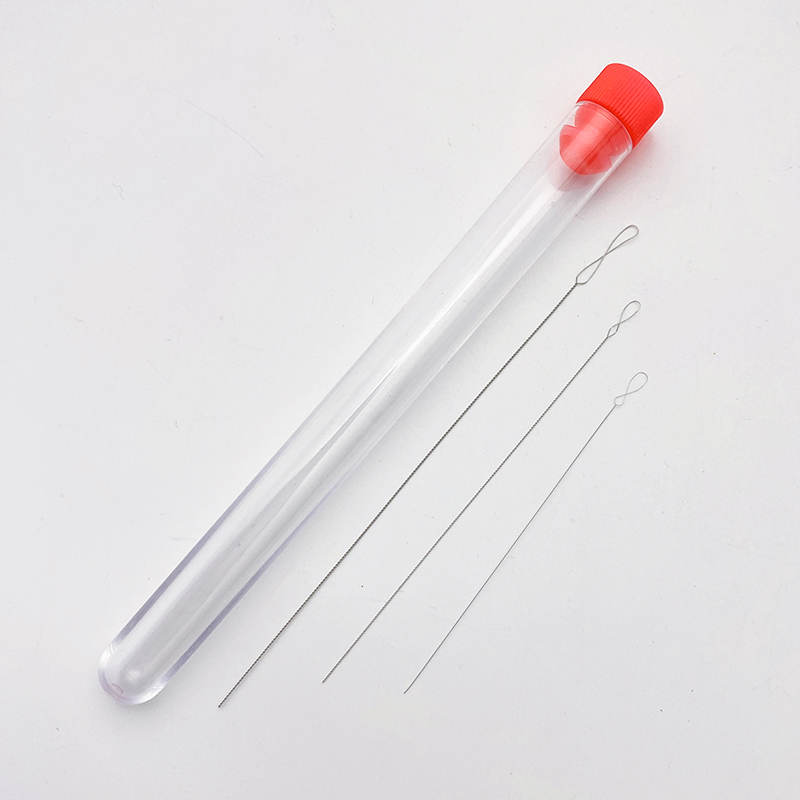 开口串珠针优质不锈钢针穿珠子针