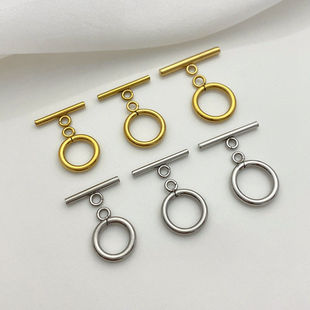 钛钢不锈钢不褪色OT扣圆环连接扣手工diy串手链项链饰品材料配件