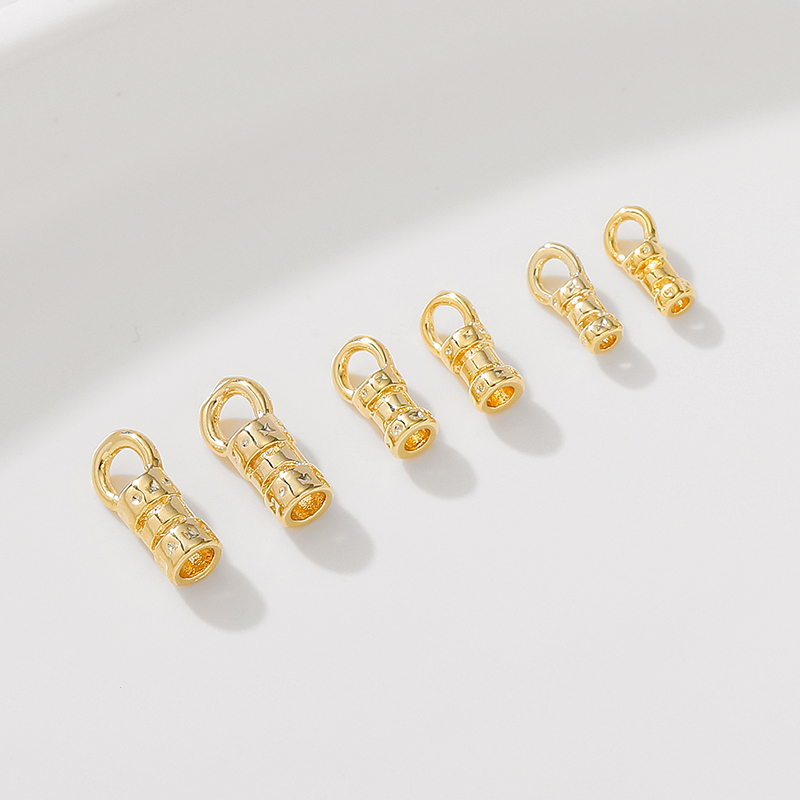 14K包金保色夹扣链条包扣卡扣