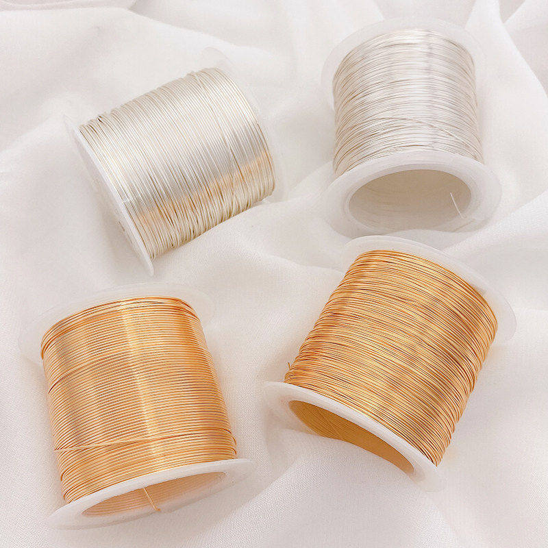 保色铜丝软线diy手工绕线材料