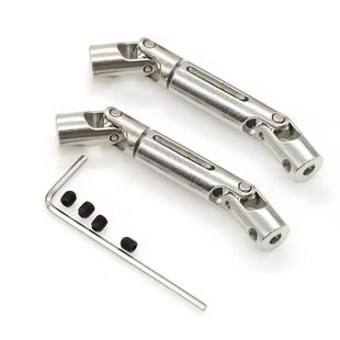 顽皮龙D12 1/16军卡嘎斯半卡改装升级配件diy金属万向节 传动轴