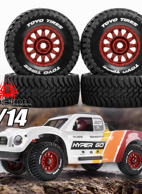 ARRMA1/14/16MOJAVE莫哈维LC美嘉欣14211海博星JJRC短卡轮胎W276