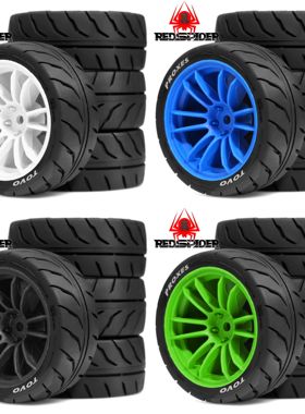 1/10WRC拉力MST平跑漂移轮胎XV02田宫TT01京商hpi樱花YOKOMOW216