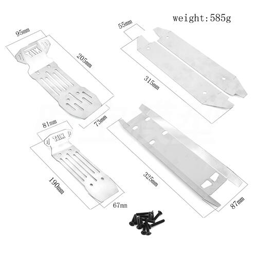 traxxas1/6XRT护板护甲底盘装甲