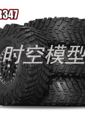 RS1.9寸攀爬车飓风胎＋新树枝轮毂AXIAL幽灵TRX4SCX10III易控R347
