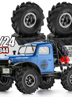 RS红蜘蛛 1/14 FMS小奇仿真半卡FCX24 优迪UCX24 金属轮毂+胎R344