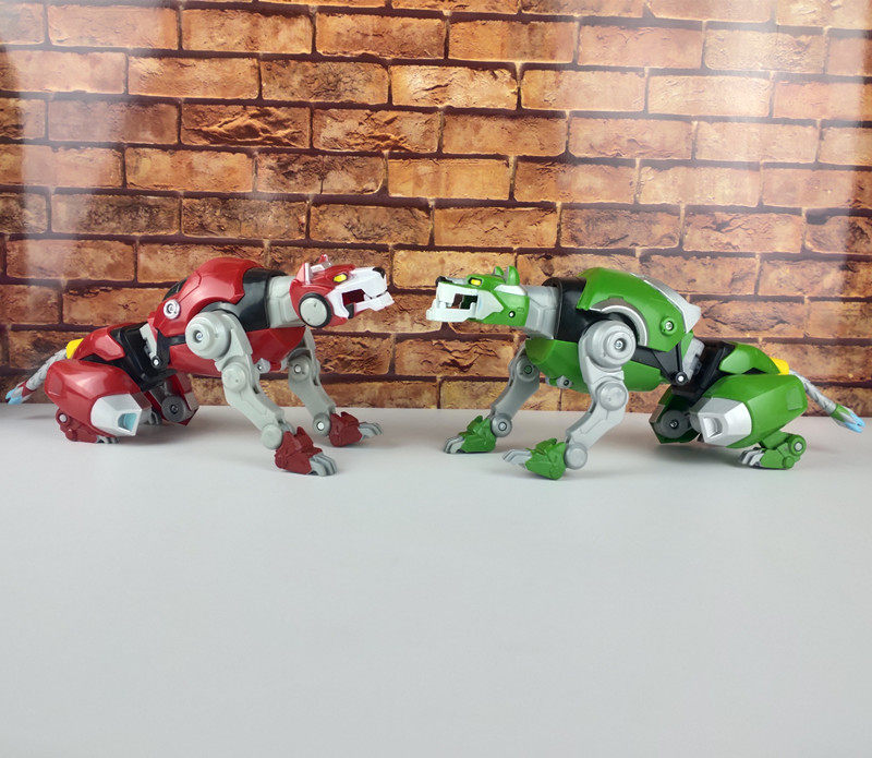 正版playmates彩星百兽王战神金刚红狮绿色狮子大号